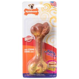 Nylabone Flavor Frenzy Dura Chew Bone - Bacon, Egg & Cheese Flavor