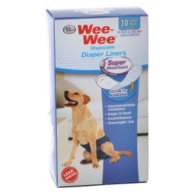 Four Paws Wee Wee Super Absorbent Disposable Diaper Liners