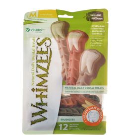 Whimzees Brushzees Dental Treats - Medium