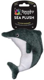 Spunky Pup Sea Plush Dolphin Dog Toy