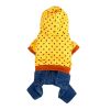 Dog Warm Clothing Autumn And Winter Clothes For Puppy With Dot Pattern