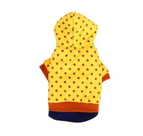 Autumn And Winter Clothes For Puppy With Dot Pattern Dog Warm Clothing