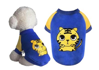 Pet Clothes Small Dog Clothes Fashion Spring Summer Clothes [Tiger]