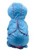 [F] Stylish Dog Raincoat Pet Raincoat Dog Hooded Raincoat Rain Gear