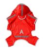 [I] Stylish Dog Raincoat Pet Raincoat Dog Hooded Raincoat Rain Gear