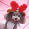 Lovely Winter Reindeer Hat Pet Costume Accessory, Small