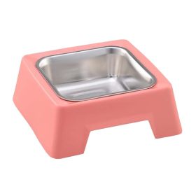 Square Dog Dishes Pet Bowl for Dogs Cats Stainless Steel Dog Bowls