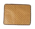 Natual Soft Pet Dog Bed Mat Bamboo Fiber Mat Random Pattern , 48*38cm