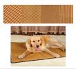 Natual Soft Pet Dog Bed Mat Bamboo Fiber Mat Random Pattern , 48*38cm