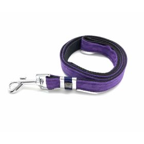 Fenrir purple leopard leash