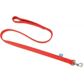 Coastal Pet Double Nylon Lead - Red (size: 48" Long x 1" Wide)