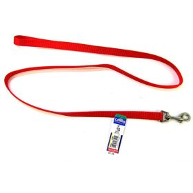 Coastal Pet Nylon Lead - Red (size: 4' Long x 5/8" Wide)