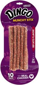 Dingo Muchy Stix Chicken & Munchy Rawhide Chew (size: 10 Pack)