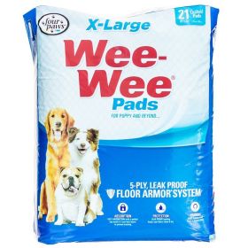 Four Paws X-Large Wee Wee Pads (size: 21 Pack (28" Long x 30" Wide))