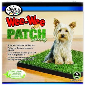 Four Paws Wee Wee Patch Indoor Potty (size: Small (20" Long x 20" Wide) for Dogs up to 15 lbs)