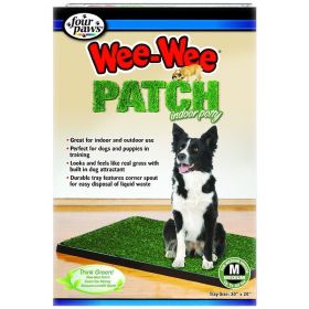 Four Paws Wee Wee Patch Indoor Potty (size: Medium (20" Long x 30" Wide) for Dogs up to 44 lbs)