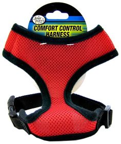 Four Paws Comfort Control Harness - Red (size: Medium - For Dogs 7-10 lbs (1"6-19" Chest & 10"-13" Neck))