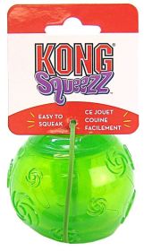 Kong Squeezz Ball Dog Toy - Assorted (size: Large (3" Diameter))