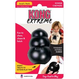 Kong Extreme Kong Dog Toy - Black (size: Small - Dogs up to 20 lbs (2.75" Tall x .75" Diameter))