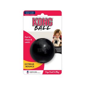 Kong Extreme Ball - Black (size: Medium/Large - Solid Ball (Dogs 35-85 lbs - 3" Diameter))