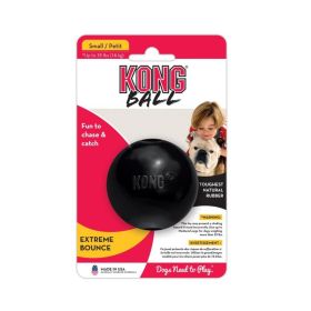 Kong Extreme Ball - Black (size: Small - Solid Ball (Dogs up to 35 lbs - 2.5" Diameter ))