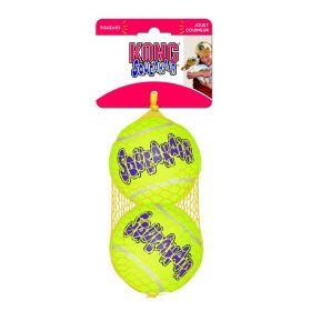 Kong Air Kong Squeakers Tennis Balls (size: Large 2 count)