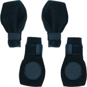 Fahion Pet Arctic Fleece Dog Boots - Black (size: Small (2.75" Paw))