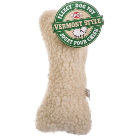 Spot Vermont Style Fleecy Bone Shaped Dog Toy (size: 9" Long)