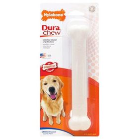 Nylabone Dura Chew Smooth White Dog Bone - Chicken Flavor (size: Giant (1 Pack))