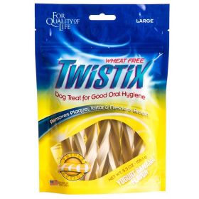 Twistix Wheat-Free Yogurt & Banana Dental Dog Treats (size: Large (5.5 oz))