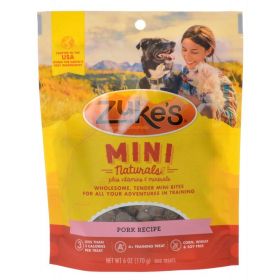 Zuke's Mini Naturals Moist Dog Treats - Roasted Pork Recipe (size: 6 oz)