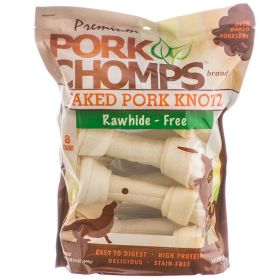 Pork Chomps Premium Pork Knotz - Baked (size: 8 Count - (7" Chews))