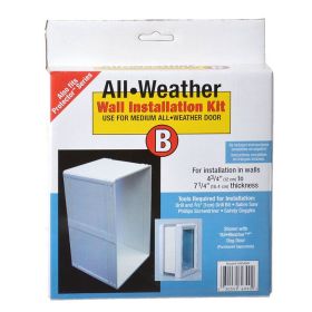 Perfect Pet All Weather Wall Installation Kit (size: Medium (7" x 11.25" Flap Size))