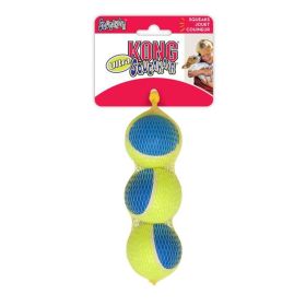 Kong Ultra Squeakair Ball Dog Toy (size: Medium - 3 Pack - (2.5" Diameter))