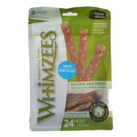 Whimzees Natural Dog Treats - Veggie Sausage Sticks (size: Small - 28 Pack - (Dogs 15-25 lbs))