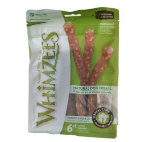 Whimzees Natural Dog Treats - Veggie Sausage Sticks (size: Large - 7 Pack - (Dogs 40-60 lbs))