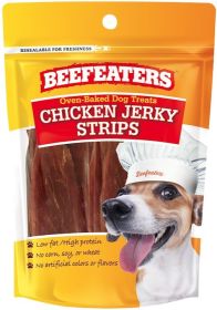 Beafeaters Oven Baked Chicken Jerky Strips Dog Treat (size: 1.65 oz)