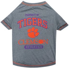 Pets First Clemson Tee Shirt for Dogs and Cats (size: small)