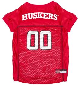 Pets First Nebraska Mesh Jersey for Dogs (size: small)