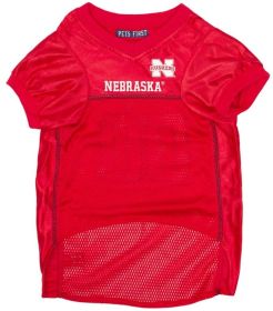 Pets First Nebraska Mesh Jersey for Dogs (size: medium)