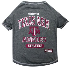 Pets First Texas A & M Tee Shirt for Dogs (size: small)