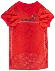 Pets First U of Miami Jersey for Dogs (size: large)