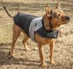 Touchdog Lightening-Shield Waterproof 2-in-1 Convertible Dog Jacket w/ Blackshark technology